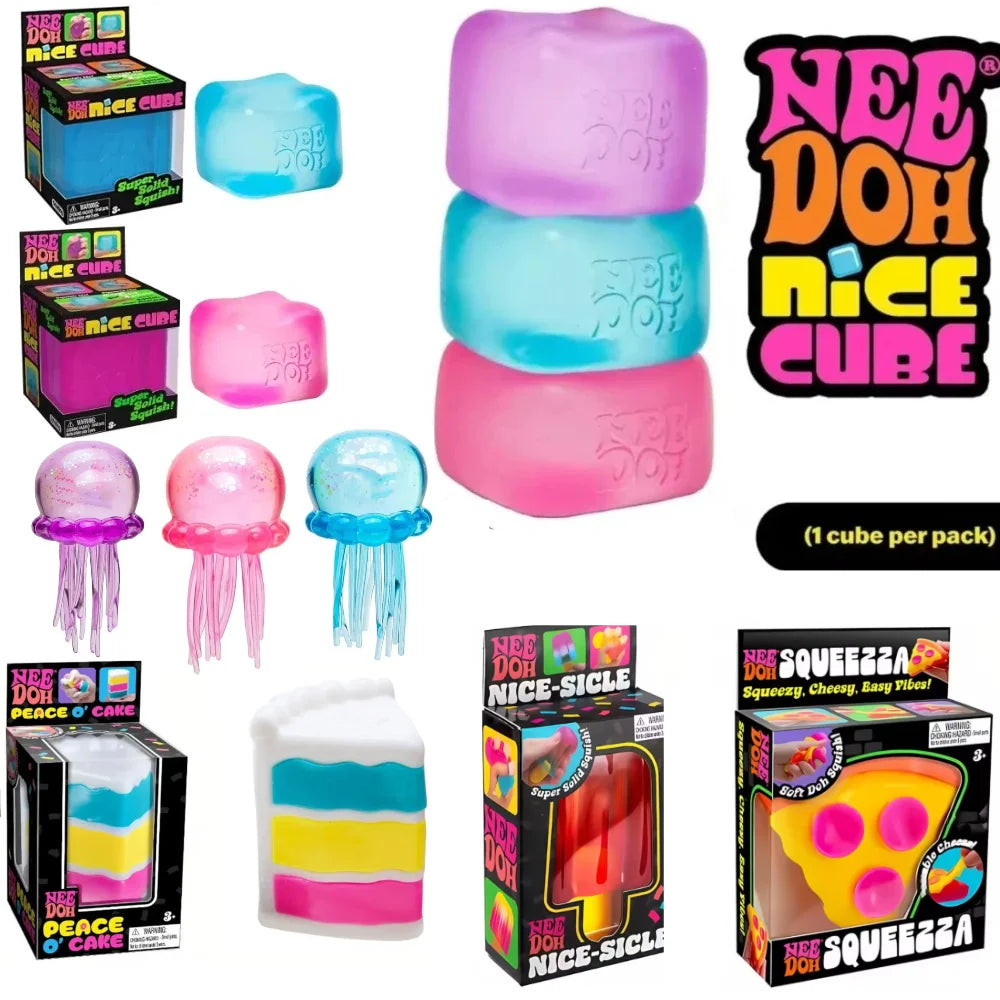 Squishy NeeDoh Stress Cube